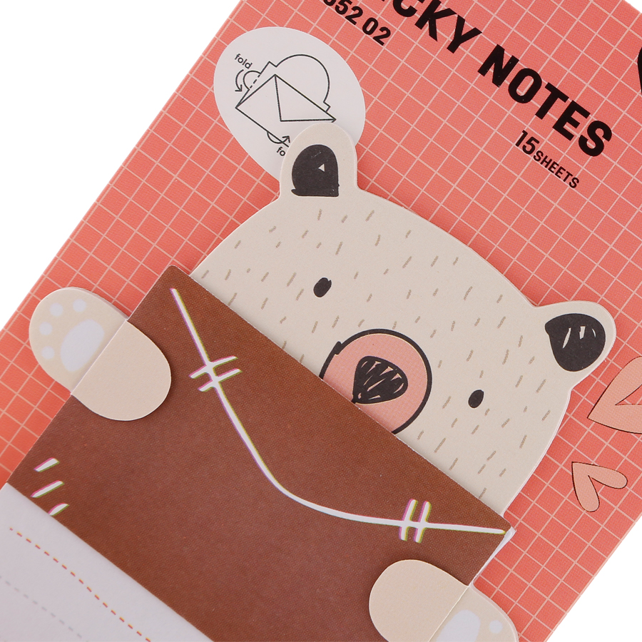 Giấy Notes Hình Deli A55202 - Giao Màu Ngẫu Nhiên