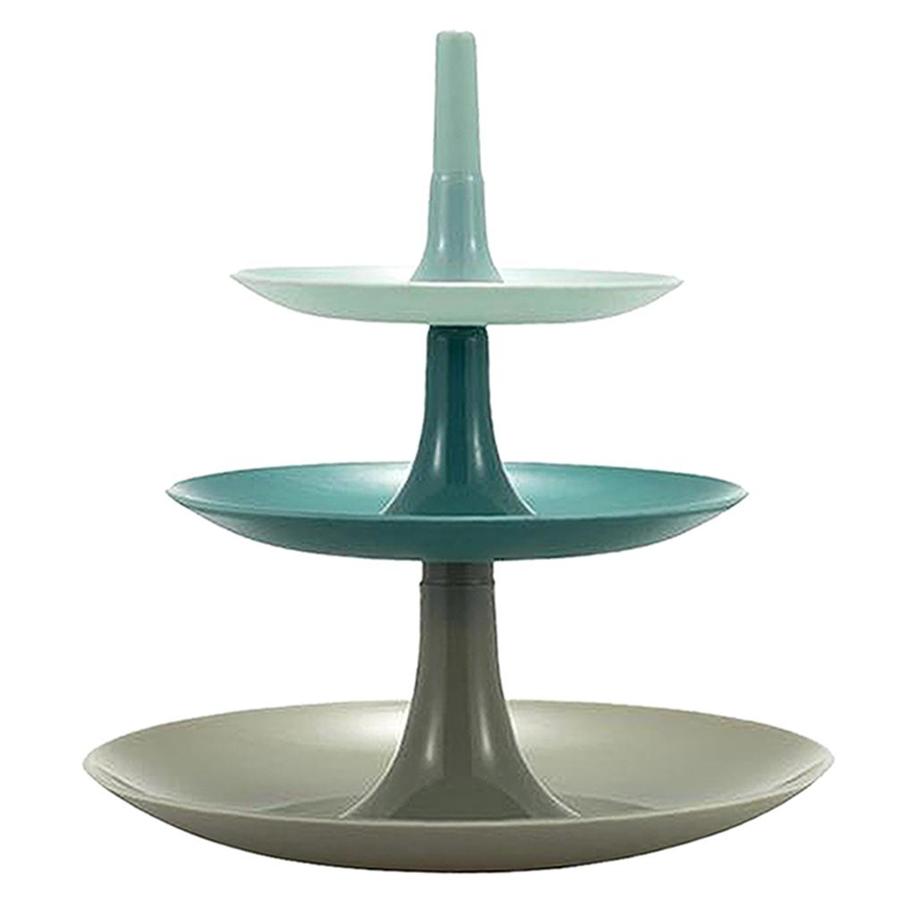 3 Tier Plastic Cake Stand, Dessert Cupcake Holder, Wedding Tea Party Serving Platter
