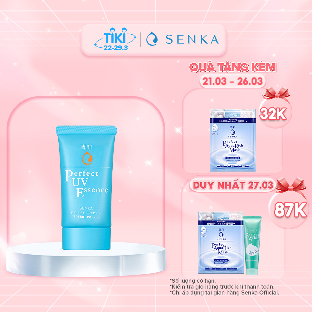 Kem chống nắng dạng tinh chất Senka Perfect UV Essence 50g