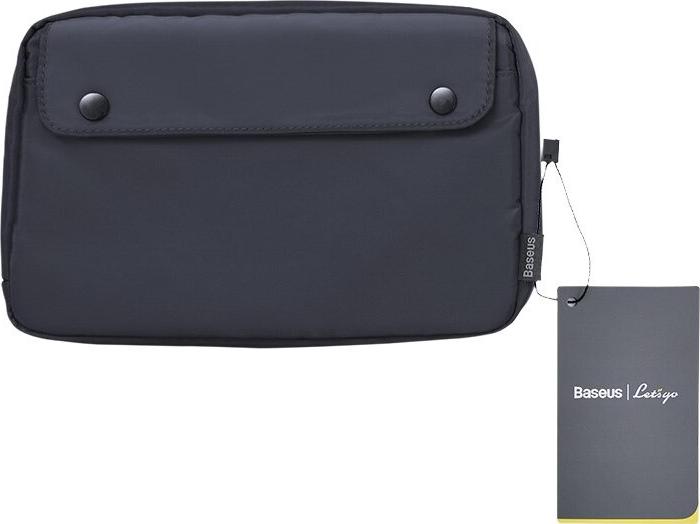 Túi phụ kiện vải dù chống thấm nước Baseus Track Series Extra (Waterproof/ Dirt-resistant, Double Case, Digital Device Storage Bag) - Hàng chính hãng