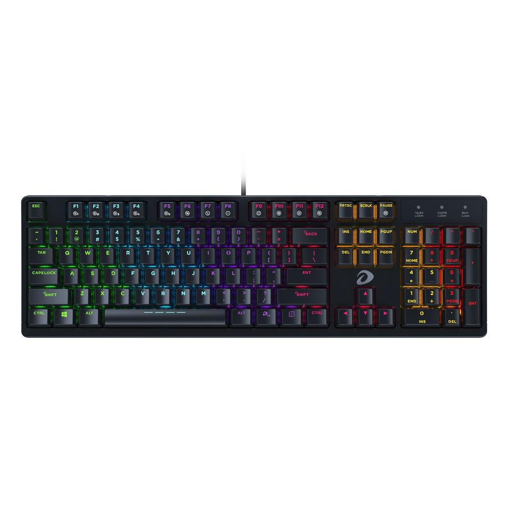 Bàn Phím Cơ Gaming DAREU EK 1280s 104KEY BLACK (MULTI LED, Brown/ Red D switch) - HÀNG CHÍNH HÃNG