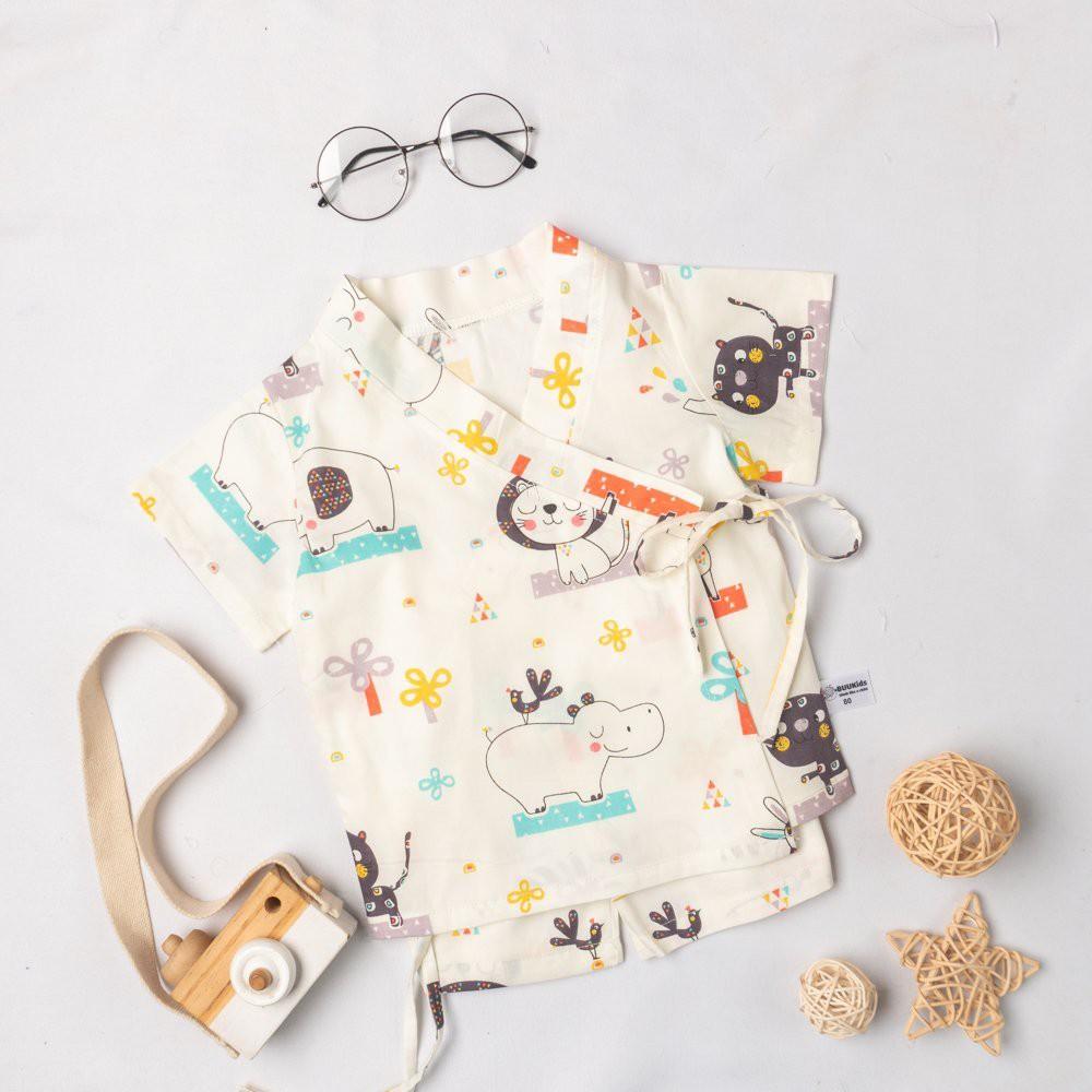 BỘ RỜI YUKATA MÙA HÈ SIÊU DỄ THƯƠNG CHO BÉ YÊU 100% COTTON