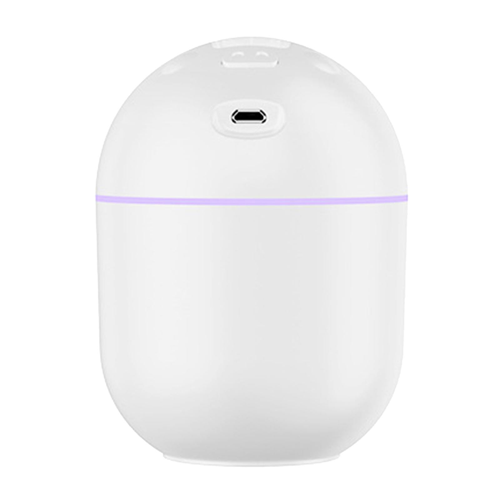 Portable Mini Humidifier, 250ml Mist Humidifier, USB Personal Desktop Humidifier for Bedroom Home Baby Room Car Office, Ultra-Quiet, Auto Shut-Off