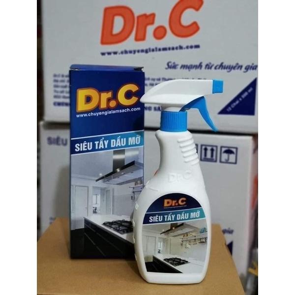 Siêu tẩy dầu mỡ tẩy vỉ hút mùi Dr.C 500ml