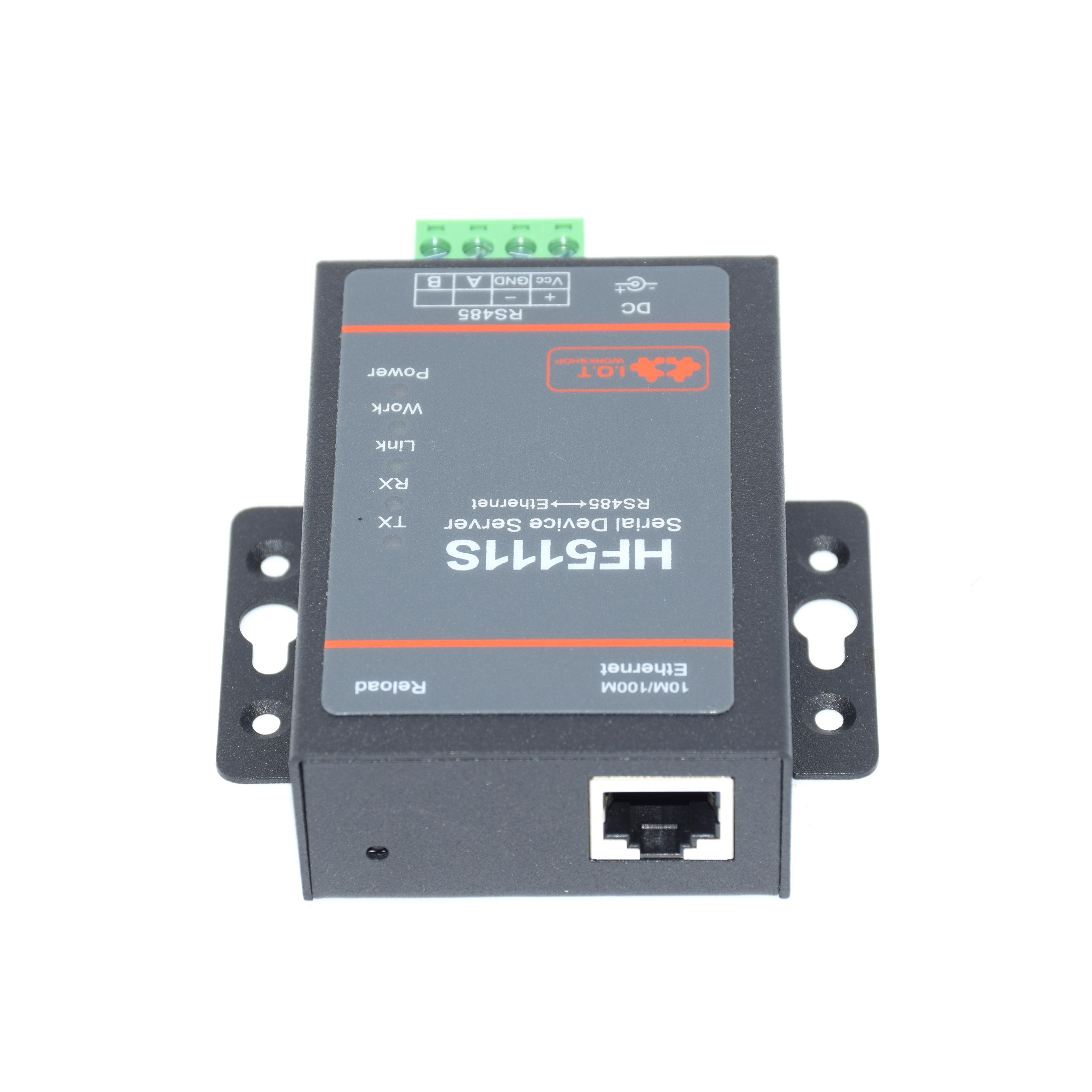 Máy chủ cổng nối tiếp công nghiệp Máy chủ chuyển đổi đường truyền RS485 sang Ethernet HF5111S IOT hỗ trợ Modbus TCP