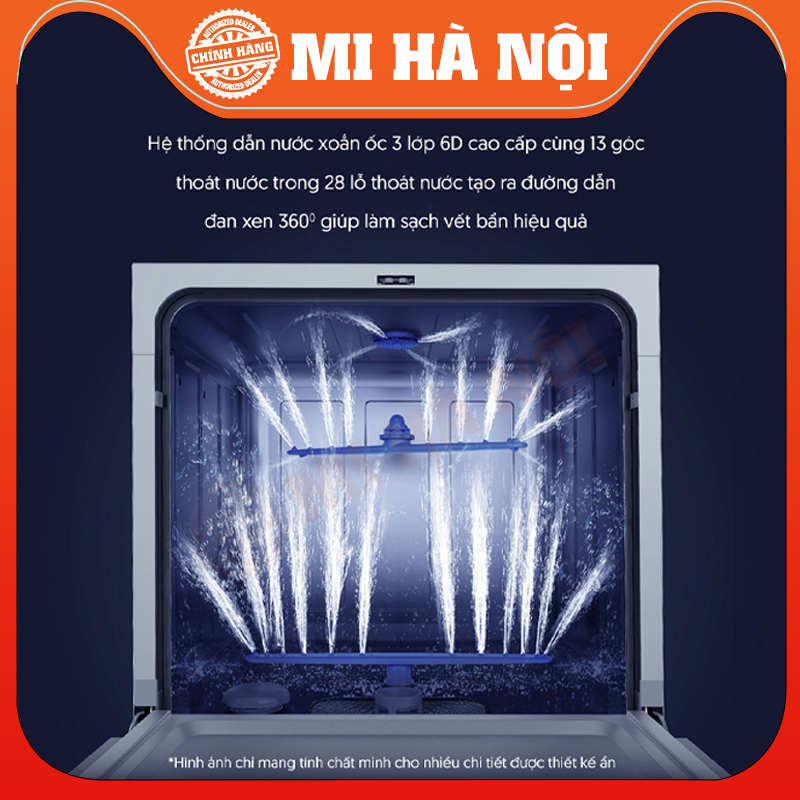 Máy Rửa Bát 8 Bộ Xiaomi Mijia – Kết Nối App - Hàng chính hãng