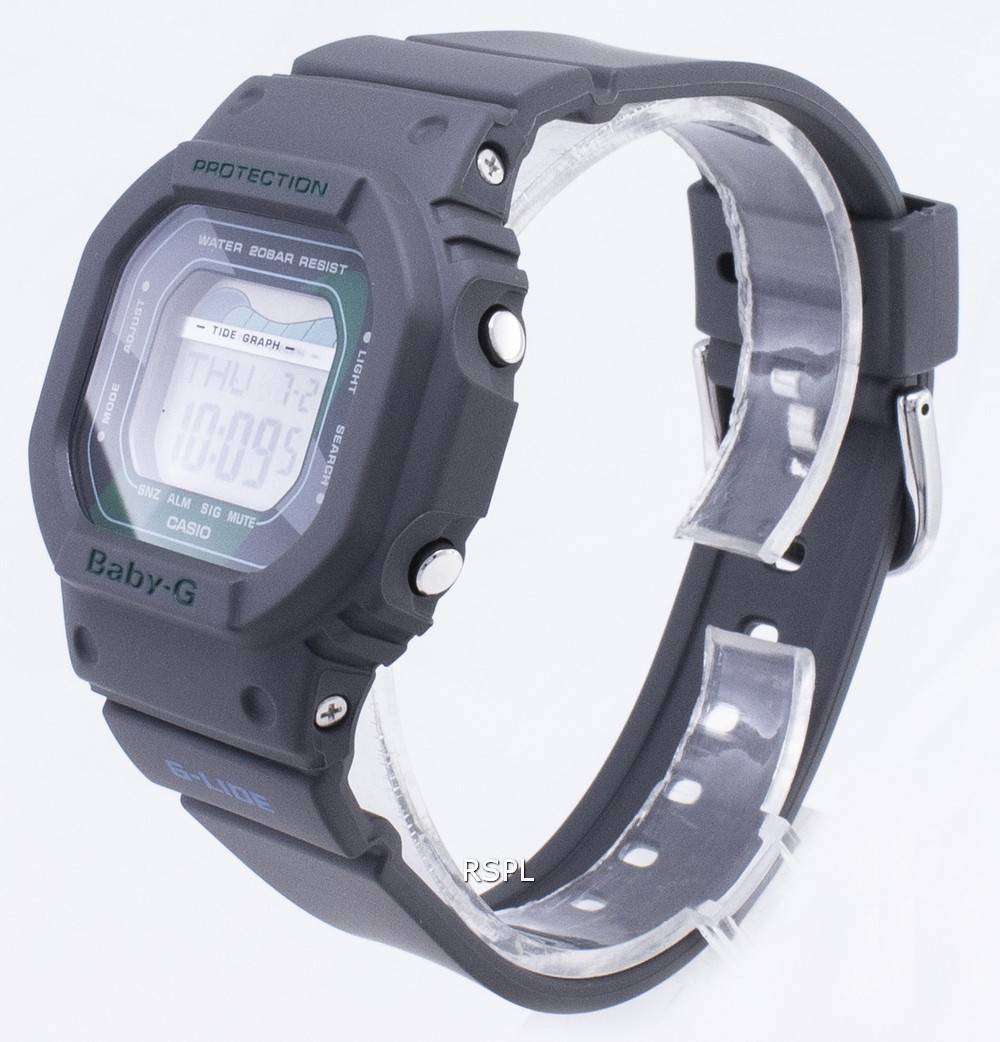 Đồng Hồ Nữ Casio Baby G BLX-560VH-1DR Dây Nhựa Cao Cấp - Đồ Thị Thủy Triều - Chống Nước 200m