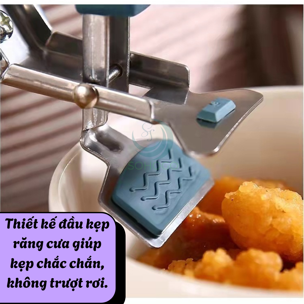 Kẹp Gắp Nồi Chống Nóng Đa Năng- Kẹp Gắp Đồ Nóng Thông Minh- Kẹp Gắp Nồi/Bát Chịu Nhiệt- Kẹp Gắp Khay Nướng Chống Trượt- Kẹp Gắp Đồ Nhà Bếp An Toàn