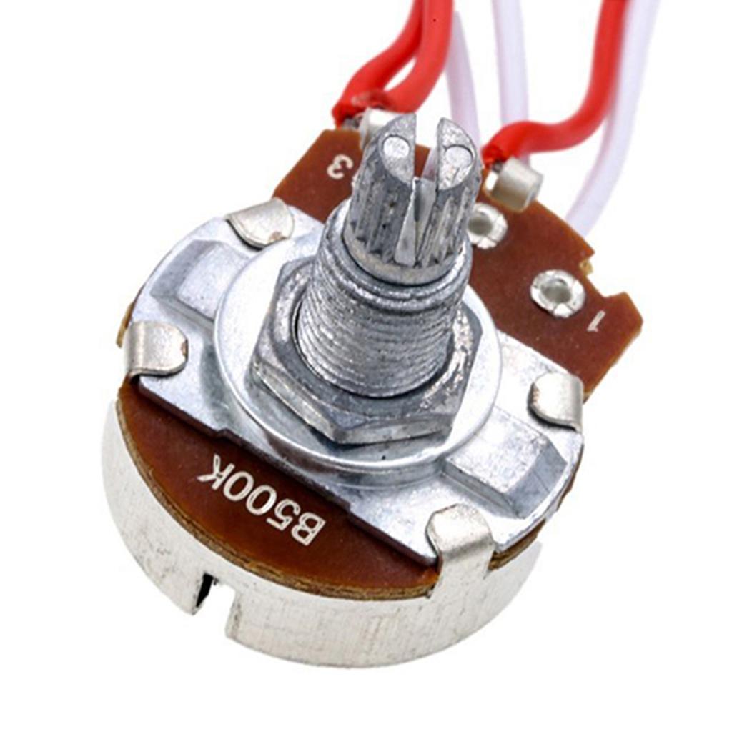 Guitar Wiring Kit 3 Way Switch 1 Volume 1  Pots  for Electric Guitar