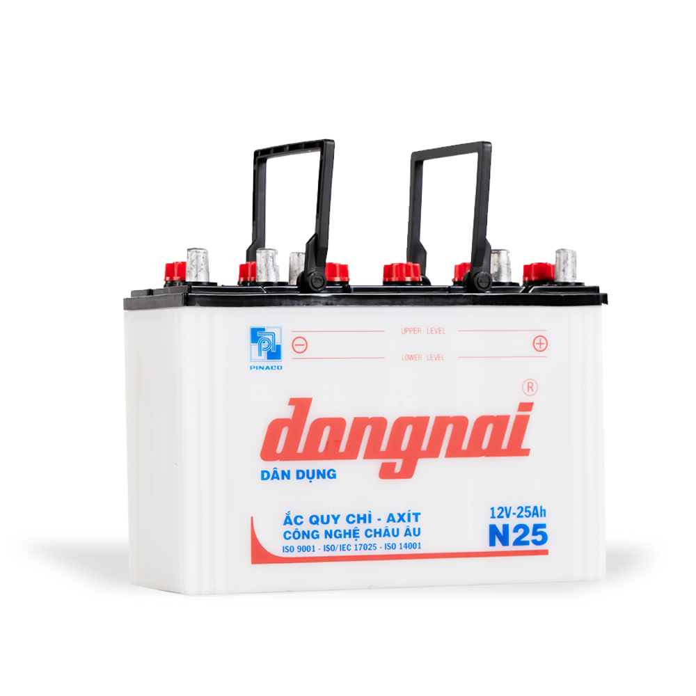 Ắc quy Dân dụng Đồng Nai N25 | 12V - 25Ah