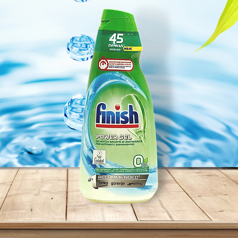 Gel Rửa Bát Finish All In One Max