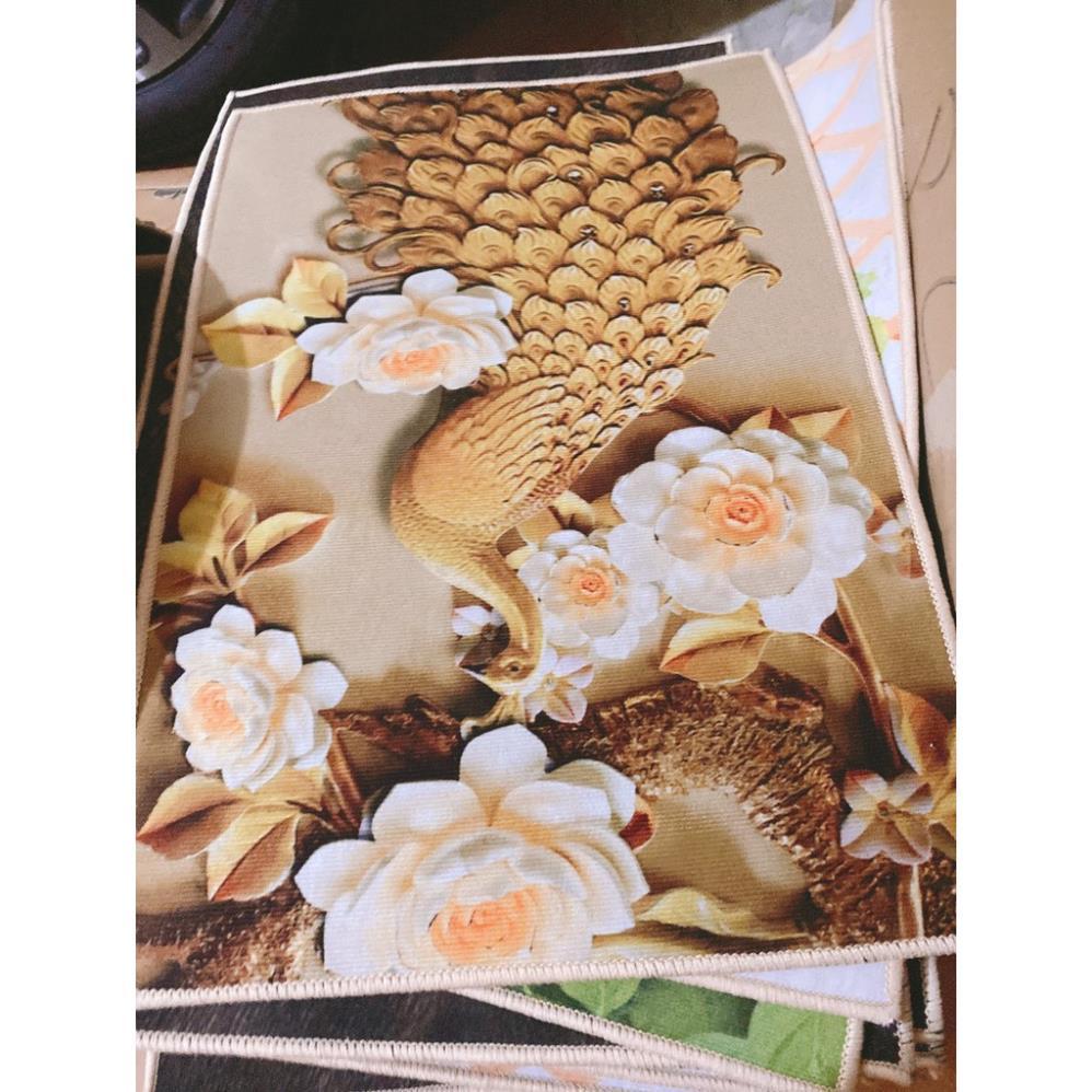 Thảm Lau Chân 3D Chống Trơn Trượt 40x60CM