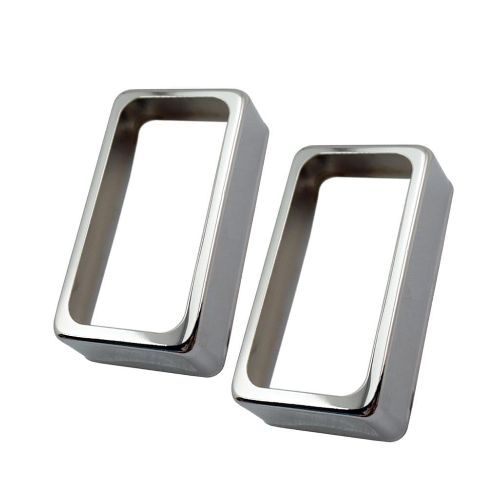 4x Brass Guitar Double Coil Humbucker Pickup Cover for Electric Guitar Parts