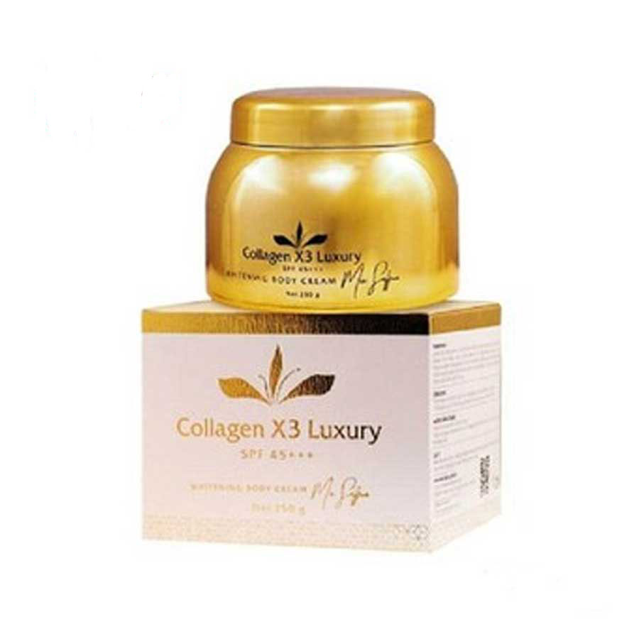 KEM BODY COLLAGEN X3 WHITENING BODY CREAM MIX SAFFRON