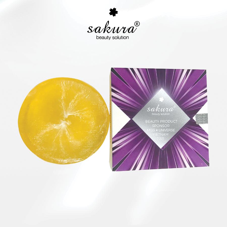 Soap hoạt tính Sakura giúp làm sạch sâu cho da