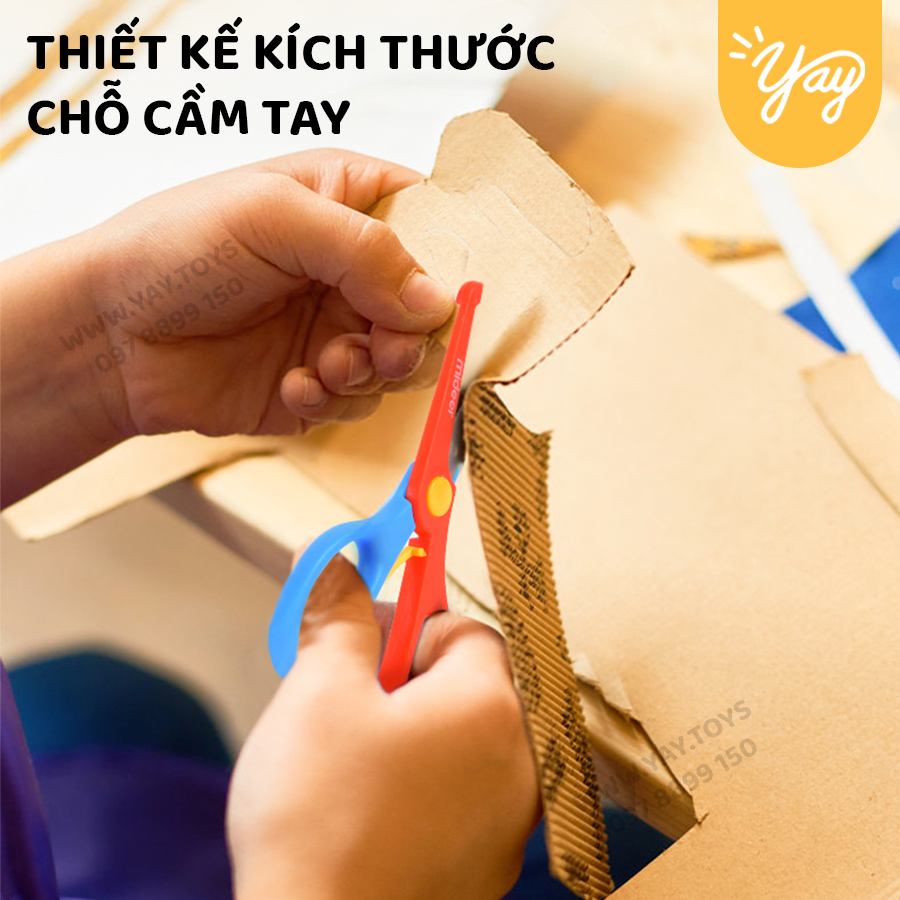 Kéo Cắt Giấy Thủ Công An Toàn Cho Trẻ Em 3+ - Mideer