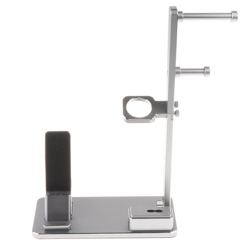 6 In 1 Aluminium Charger Stand Charging Dock for Apple Watch 1/2/3 Black