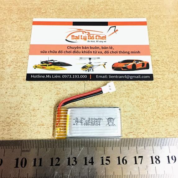 Pin Lipo chính hãng 3.7V dung lượng 300mAh dành cho máy bay V911S