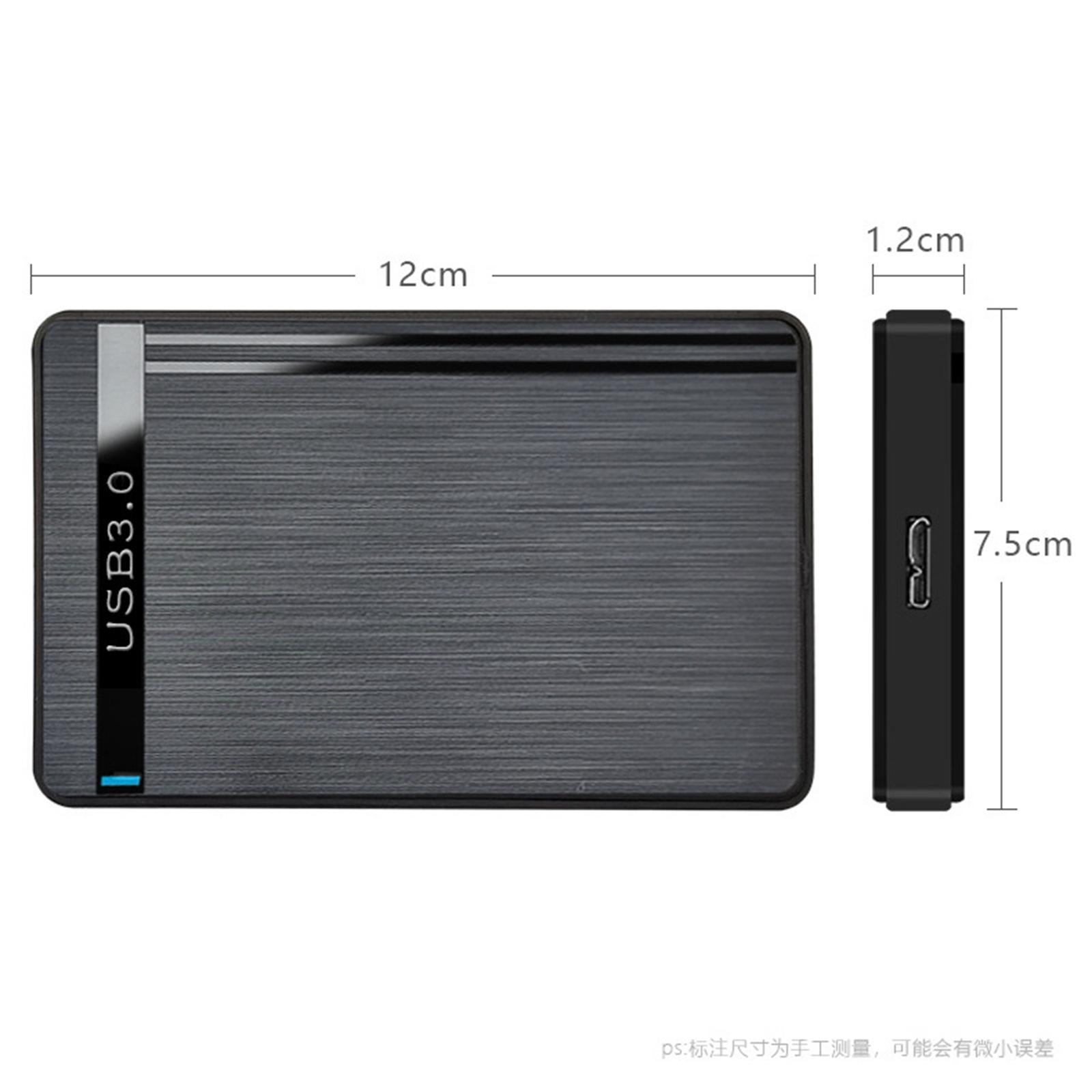 Portable 2.5" Enclosure Support Max 6TB External Disk Case for gaming lovers, students and professionals use.