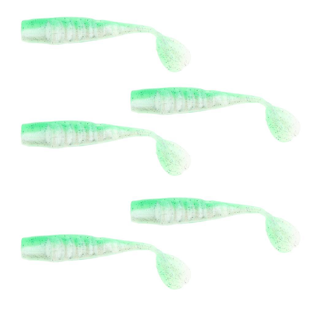 5 Pieces Floating Fishing Lures Bait Rainbow Fish Lures Fishing Bait Fishing Tools Swim Baits