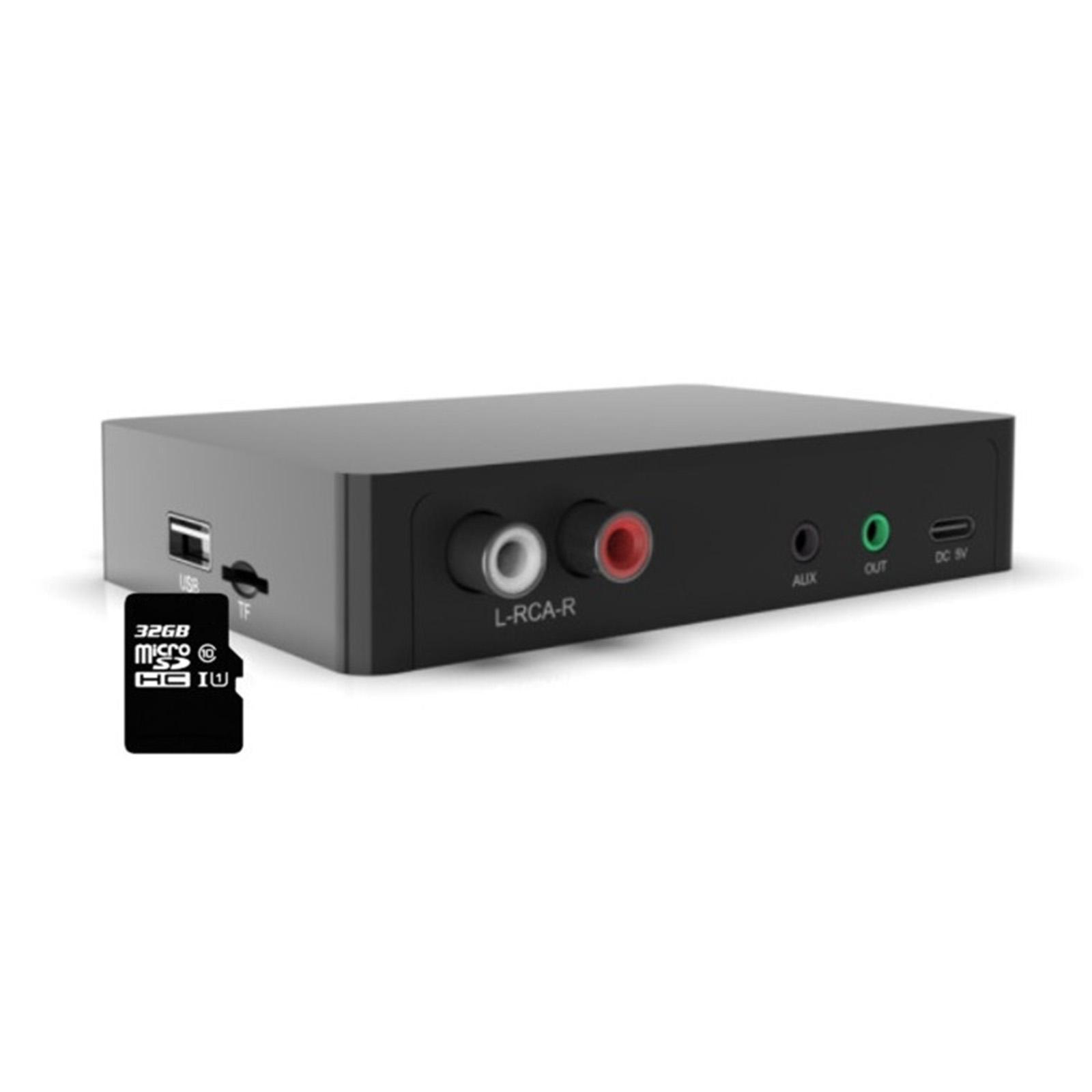 Bluetooth V5.0 Transmitter and Receiver with 3.5mm Jack Adapter for TV Headphones Speaker Car Stereo - Low Latency for HiFi Sound