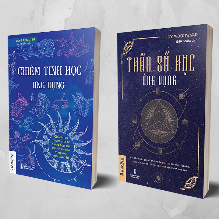 Combo 2 Cuốn: Chiêm Tinh Học Ứng Dụng + Thần Số Học Ứng Dụng