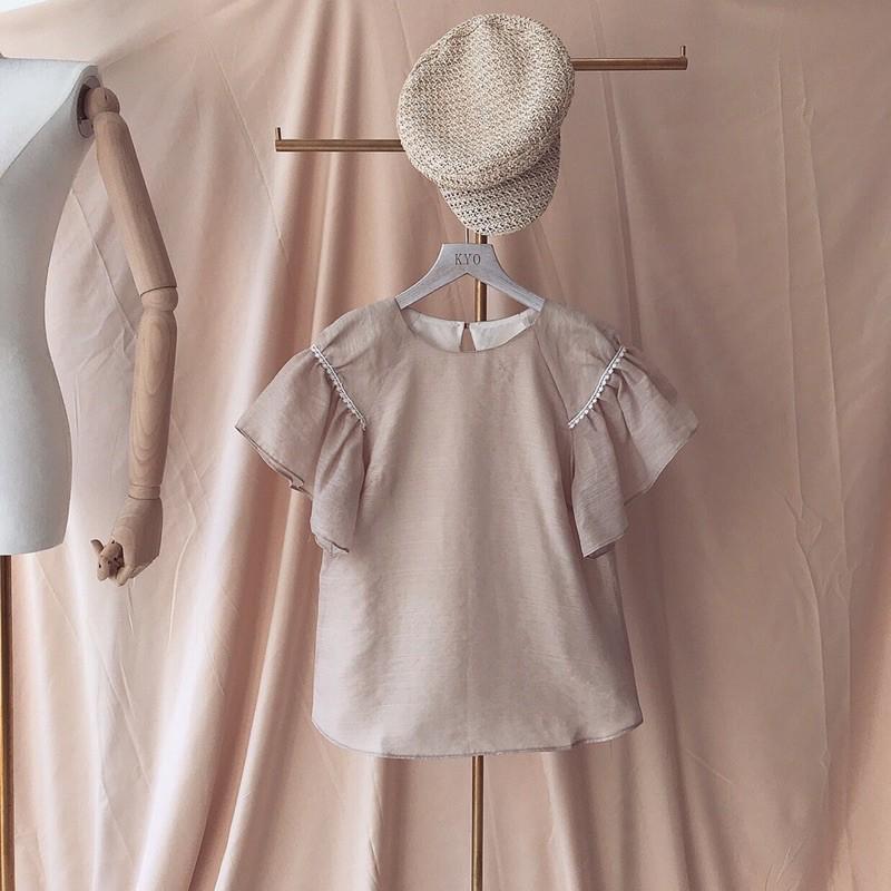 Celina top áo 2 lớp tay bồng xinh xắn