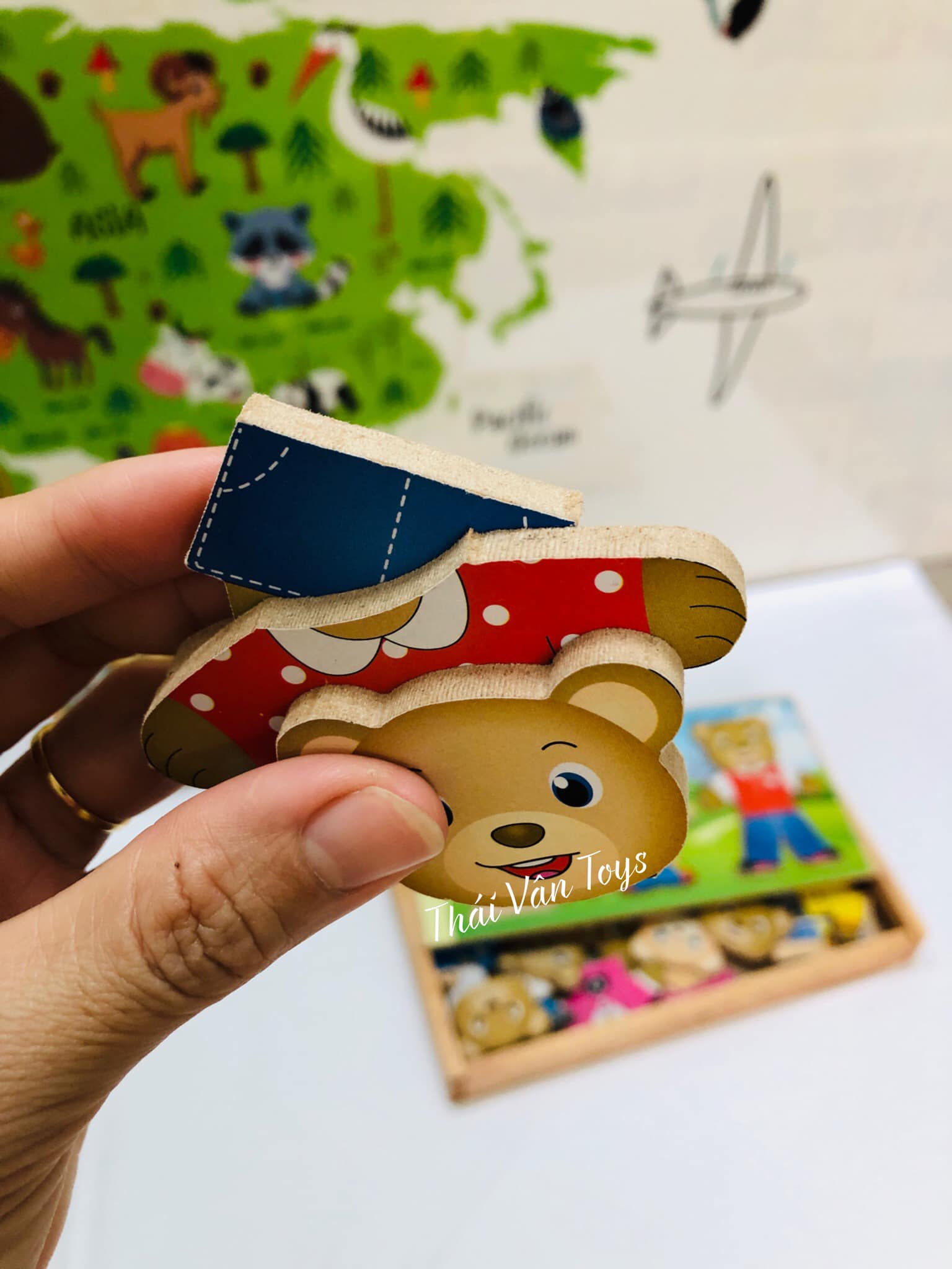 Bộ Sưu tập thời trang gia đình gấu | Thời trang gia đình gấu Winwintoys | Đồ chơi gỗ thời trang gia đình gấu