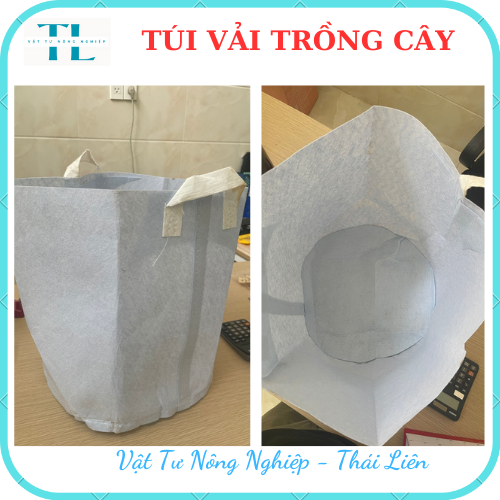 [Siêu dày]Túi vải trồng cây 2 quai, túi vải ươm dưỡng  kích thước 40x40 siêu rẻ, siêu bền, tiện lợi, dễ sử dụng