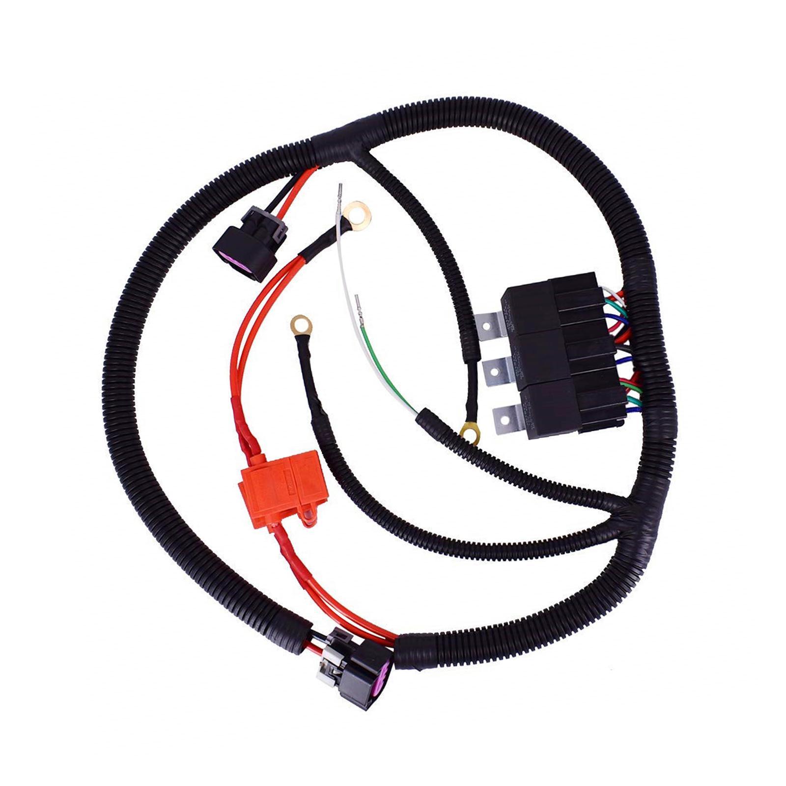 Dual Electric Fan Upgrade Wiring Harness/ 7L5533A226T Easy Installation for Escalade Control Wiring Harness Tool