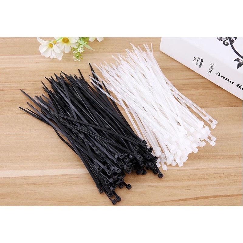 Bịch 100 Dây Rút Nhựa Chuyên Dụng Dài 20CM