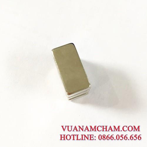 NAM CHÂM VĨNH CỬU MẠ NIKEL KÍCH THƯỚC 20X10X5MM