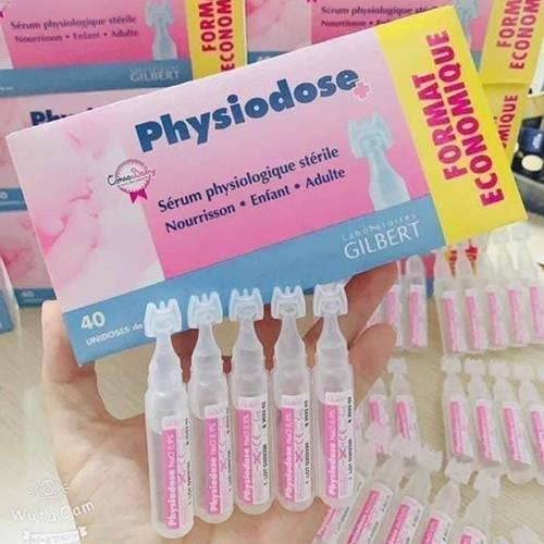 Nước muối sinh lý Physiodose (40 ống/hộp)