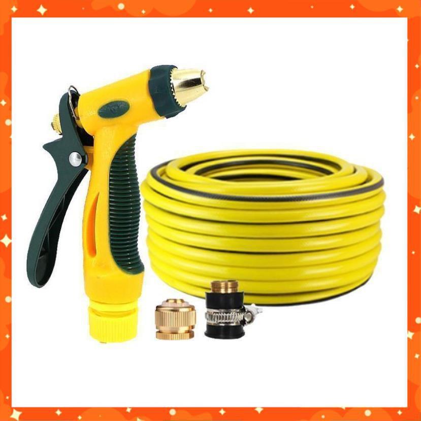 Bộ dây vòi xịt nước rửa xe, tưới cây tăng áp 3 lần,loại 20M 206317