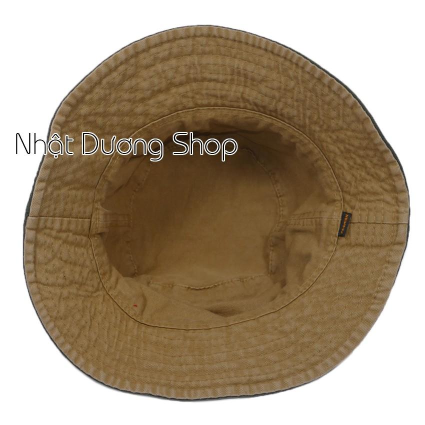 Nón tai bèo vành nhỏ fashion loại xịn đội được 2 mặt - Rêu đậm & nâu chất liệu xịn mang phong cách trẻ trung