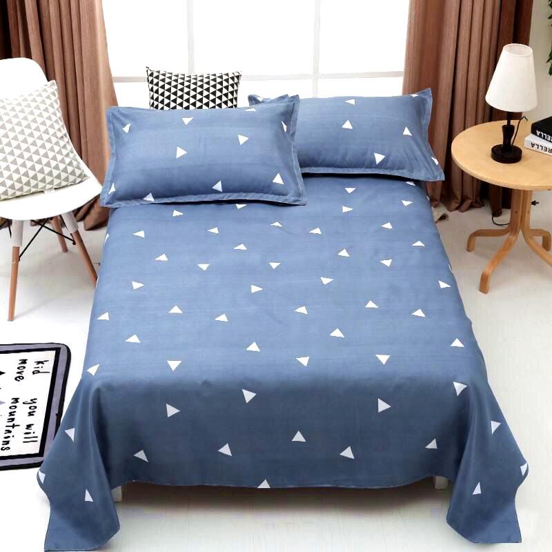 2021 Bedsheet Hoa Nhiều Màu Sắc Nữ Hoàng Vương Kích Thước Với 2 Vỏ Gối 100% Cotton Nguyên Chất Đôi Giường Mềm Mại Phong Cách Mới