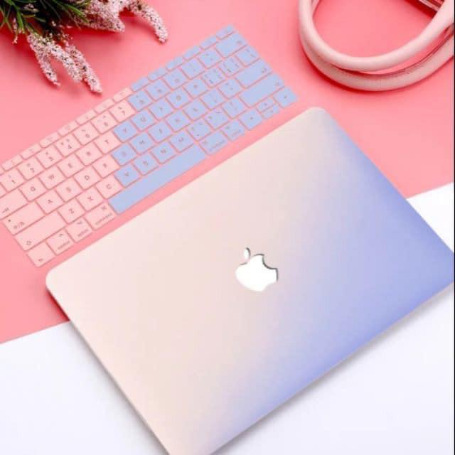 Combo Case Ốp + Phủ Phím Macbook Màu Ombre ( đủ size)