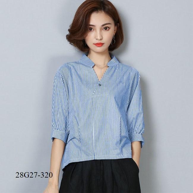 ÁO SƠ MI KẺ SỌC CAO CẤP -G27-320