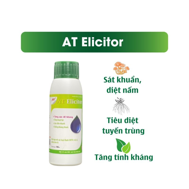 Tăng sức đề kháng - Tăng hoạt lực - Lưu dẫn nhanh - Chống kháng thuốc - AT Elicitor 100ml