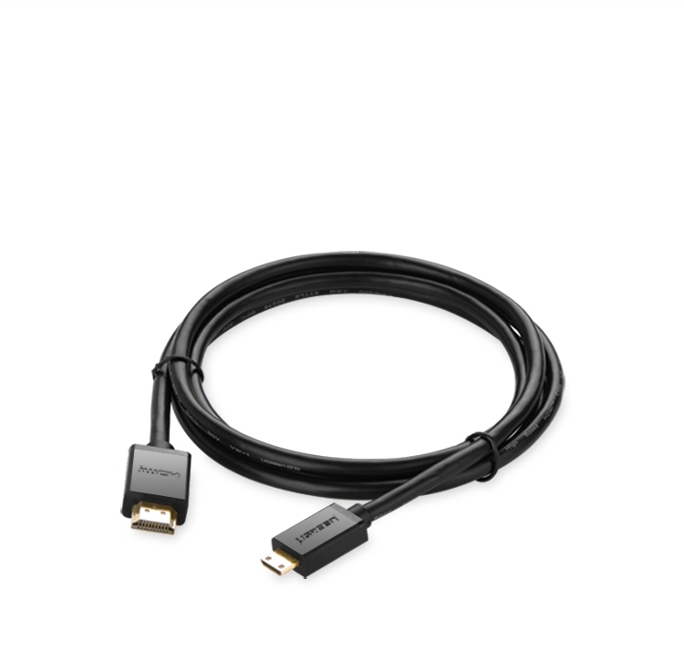 Dây mini HDMI sang HDMI 1.4 thuần đồng 19+1 dài 3m HD108 10118 - Hàng chính hãng