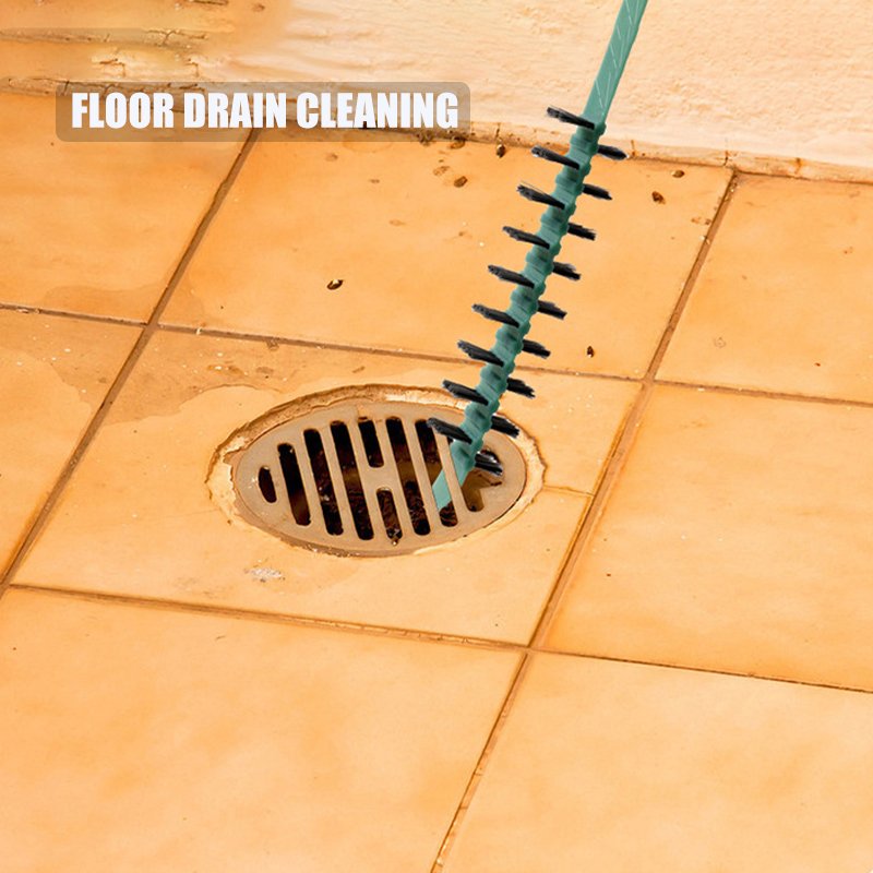 Bàn Chải Vệ Sinh Khe Máy Giặt Nhựa Xoay 360 Độ Tay Cầm Dài 60cm
