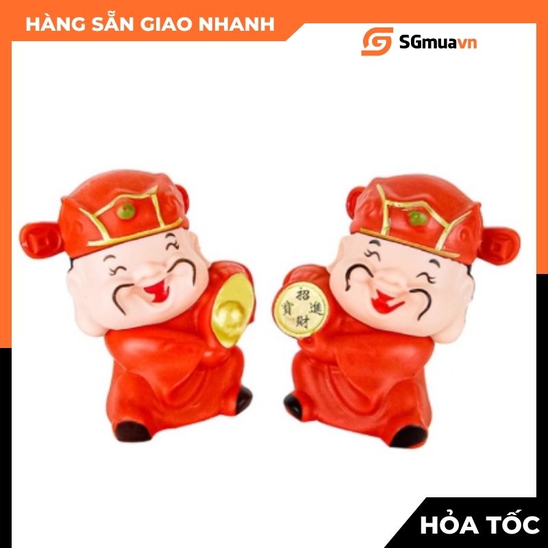 Mô hình Ông Thần Tài trang trí nhà cửa, trang trí bánh kem, lễ hội