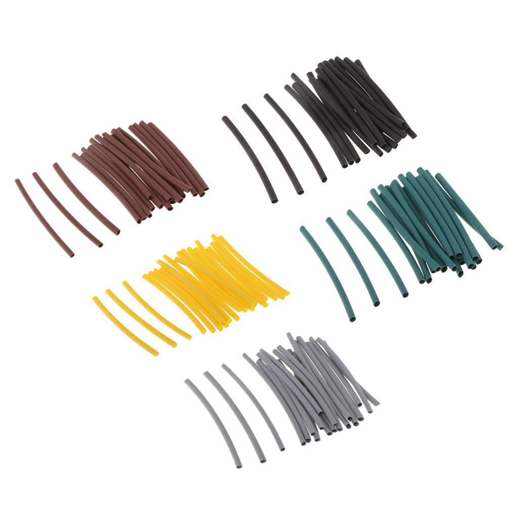 20pcs Heat Shrink Tube, Ronnie Rigs Sleeves, Carp Rig Making Tubing Black