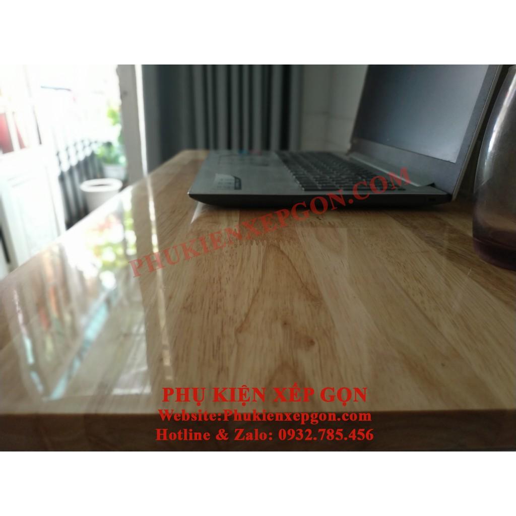 BÀN GẬP THÔNG MINH GỖ CAO SU GHÉP