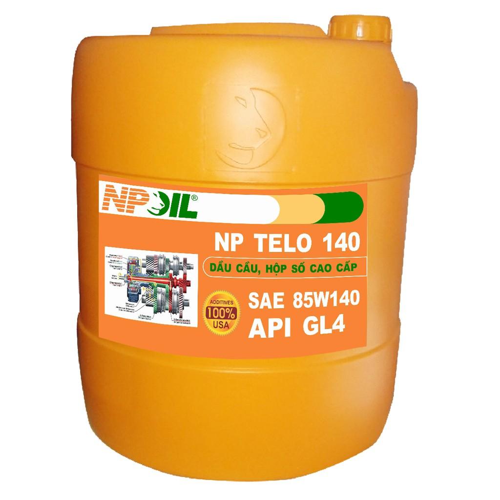 Dầu cầu hộp số NP TELO 140 - API GL4/GL5 - Xô/Can 18L - Hàng Chính Hãng