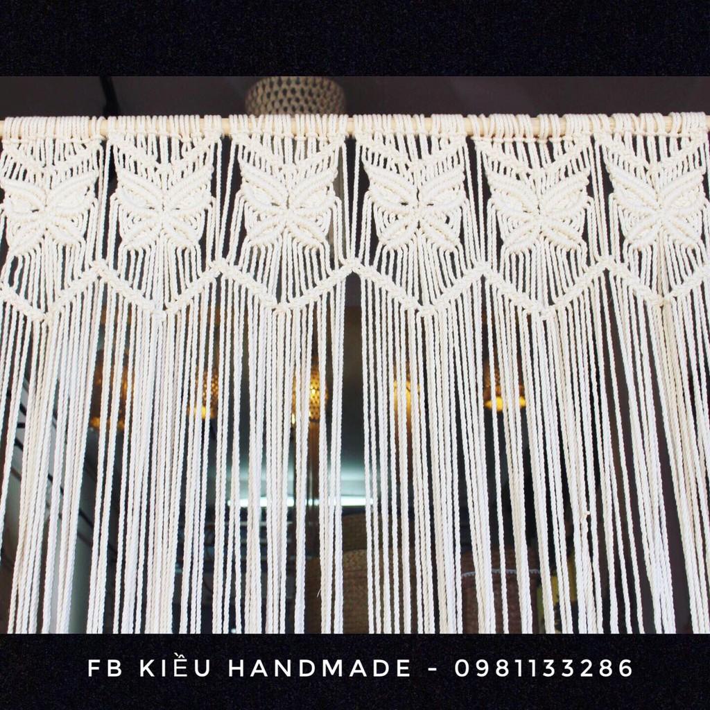 Rèm cửa sổ macrame - trang trí nhà cửa, đồ decor
