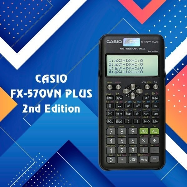 Máy tính Casio FX-570VN PLUS, Bảo hành 7 năm - Hàng chính hãng Bitex