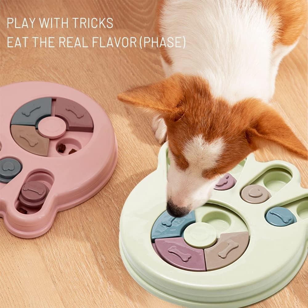 Câu đố cho chó ăn, đồ chơi chó giáo dục, đồ chơi chó tương tác, đối xử với chó cho chó, người ăn cho chó, người ăn chậm, động vật chậm
