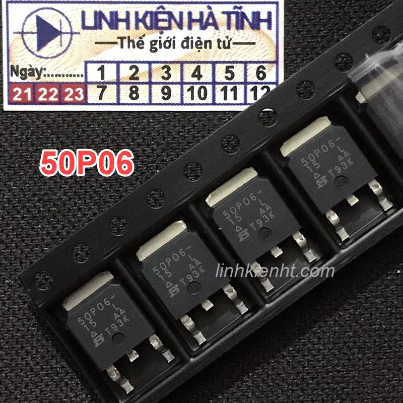 Linh kiện kênh P 50P06 SUD50P06 SUD TO-252 50A 60V Dán