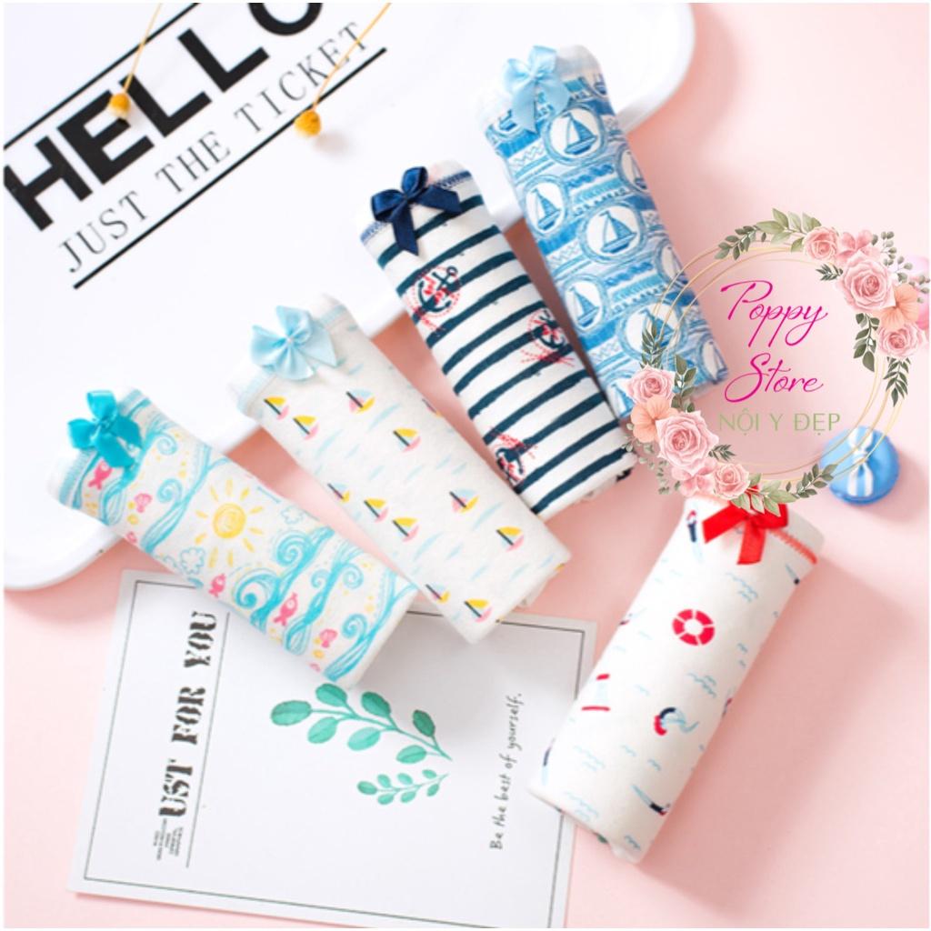 Quần lót nữ + CHE TÊN SẢN PHẨM ️ Combo 5 Quần lót mềm mịn chất liệu cotton, thấm hút, co giãn 4 chiều